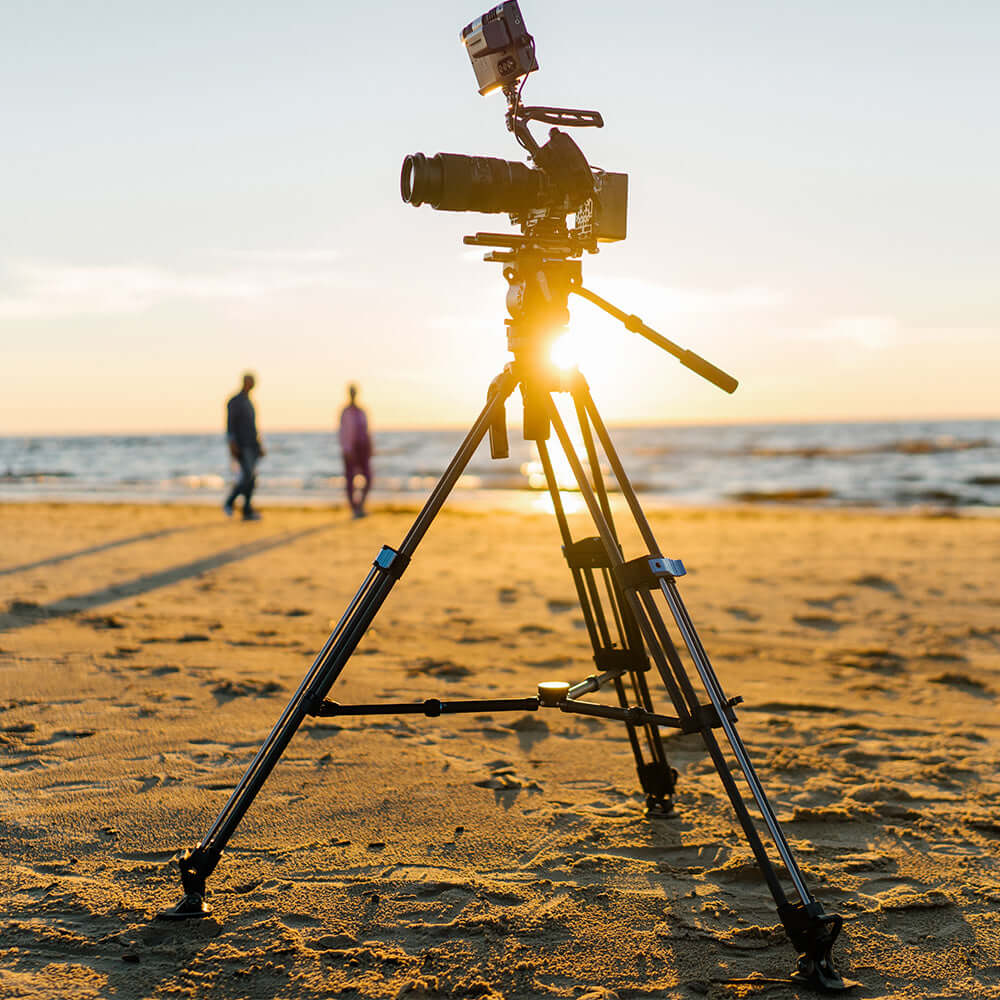 SQ75 Rapid System Heavy Duty Carbon Fiber Video Tripod Kit With VHS-10 Professional Fluid Head 13