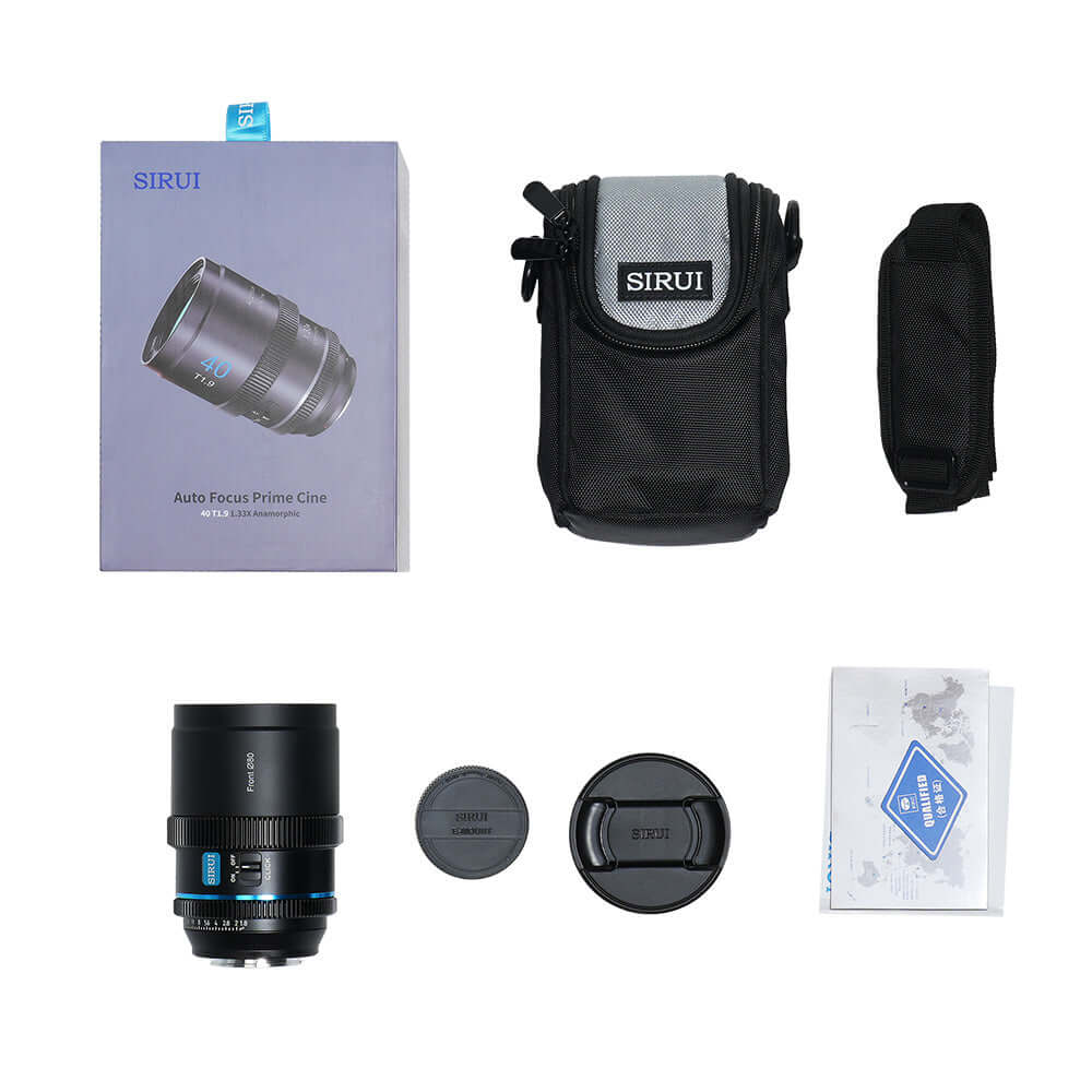SIRUI 40mm T1.8 1.33X S35 Frame Autofocus Anamorphic Lens 18