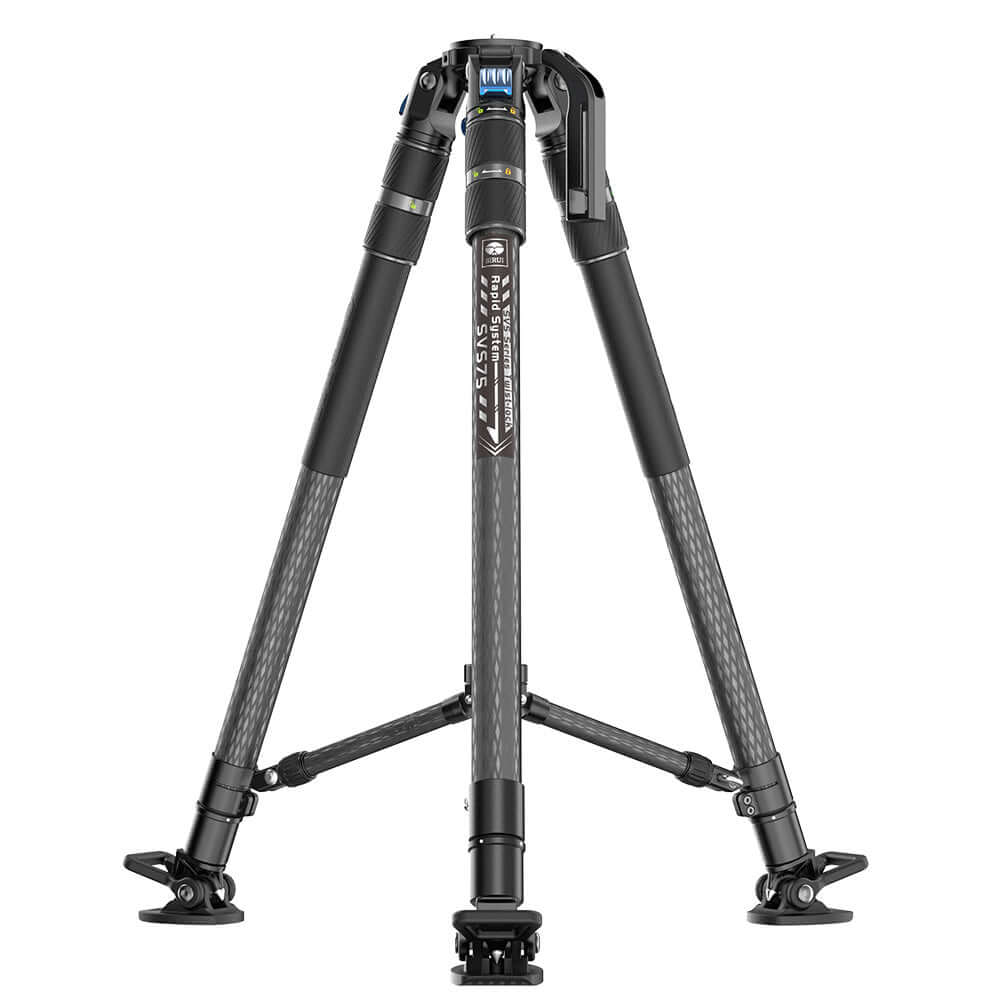 SIRUI SVS75 Rapid System One-Step Height Adjustment Video Tripod 3