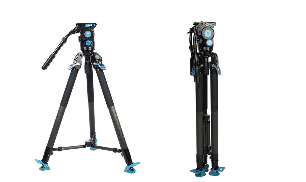SIRUI SVT75 One-Step Height Adjustment Video Tripod