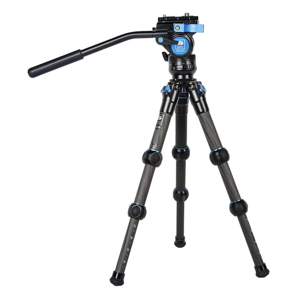 SIRUI Steel Series Video Fluid Tripods Kit AM-223L+VA-5X 1