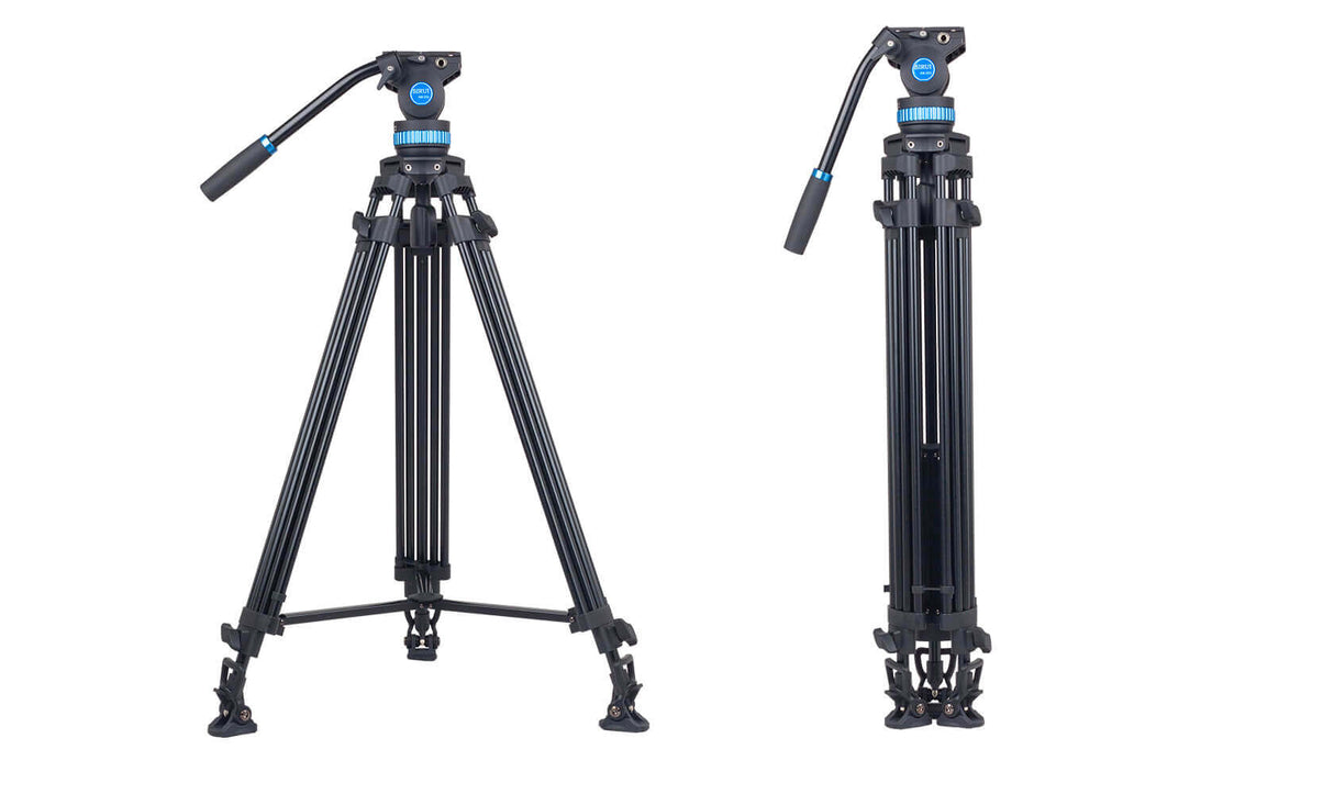 SIRUI AM-25S Aluminum Video Tripod with 360 Degree Fluid Head 2
