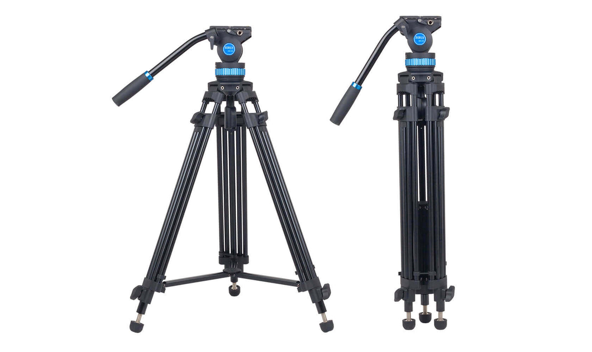SIRUI AM-15S Aluminum Video Tripod with 360 Degree Fluid Head 2