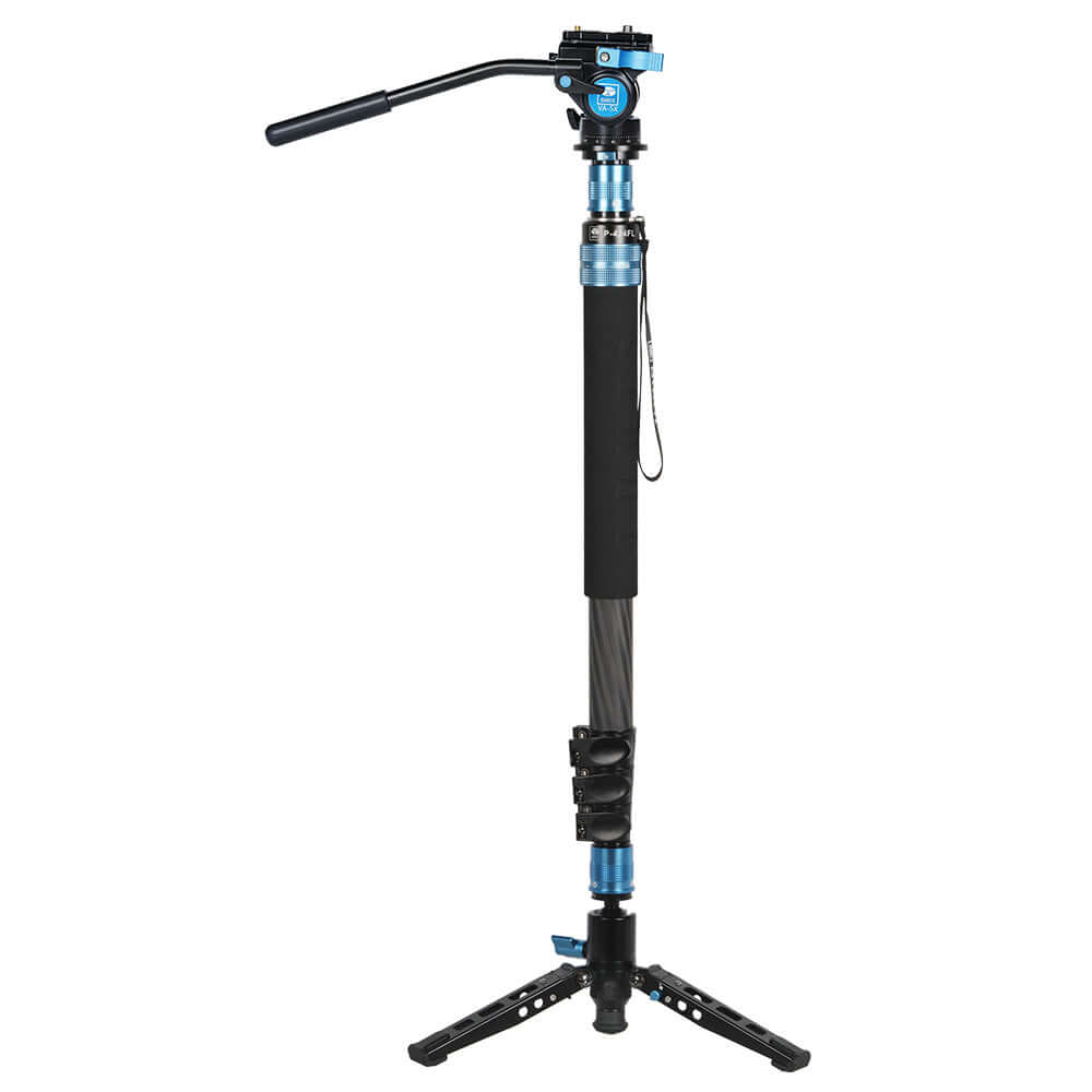 Aubaine : SIRUI P-424FL/FS 4 Carbon Fiber Monopod with VA-5X Fluid Head chez SIRUI