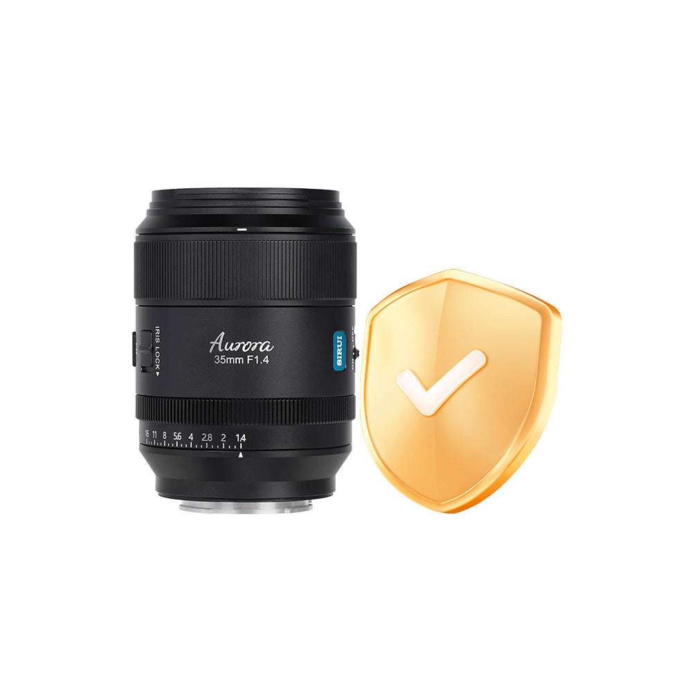 Sirui Care For AURORA 35mm F1.4 Full-frame Autofocus Lens with accident protection shield