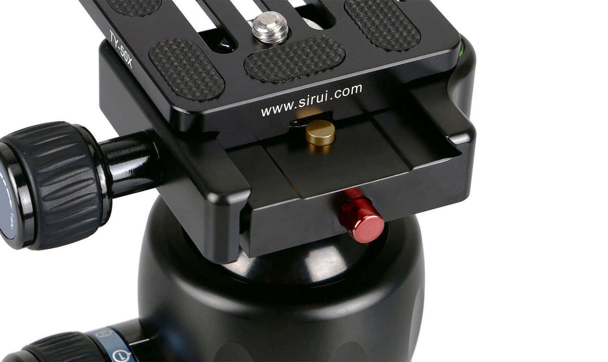SIRUI AM-02G Ball Head with Quick Release Plate Safety Lock System 3