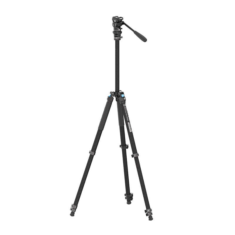 SIRUI L-Series One-hand Control Mini Flip Lock Carbon Fiber Tripod Kit 4