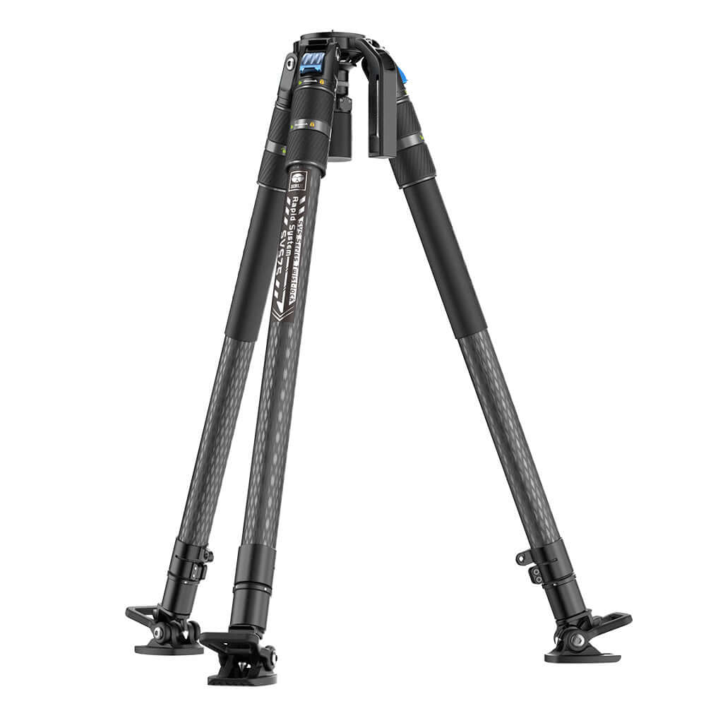 SIRUI SVS75 Rapid System One-Step Height Adjustment Video Tripod 4