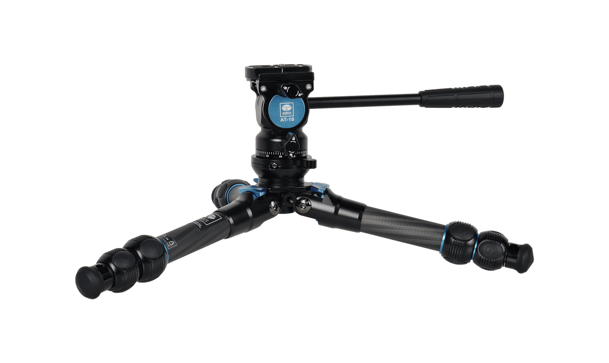 SIRUI Steel Series Lightweight Video Tripods Kit AM-223L+AT-10 4