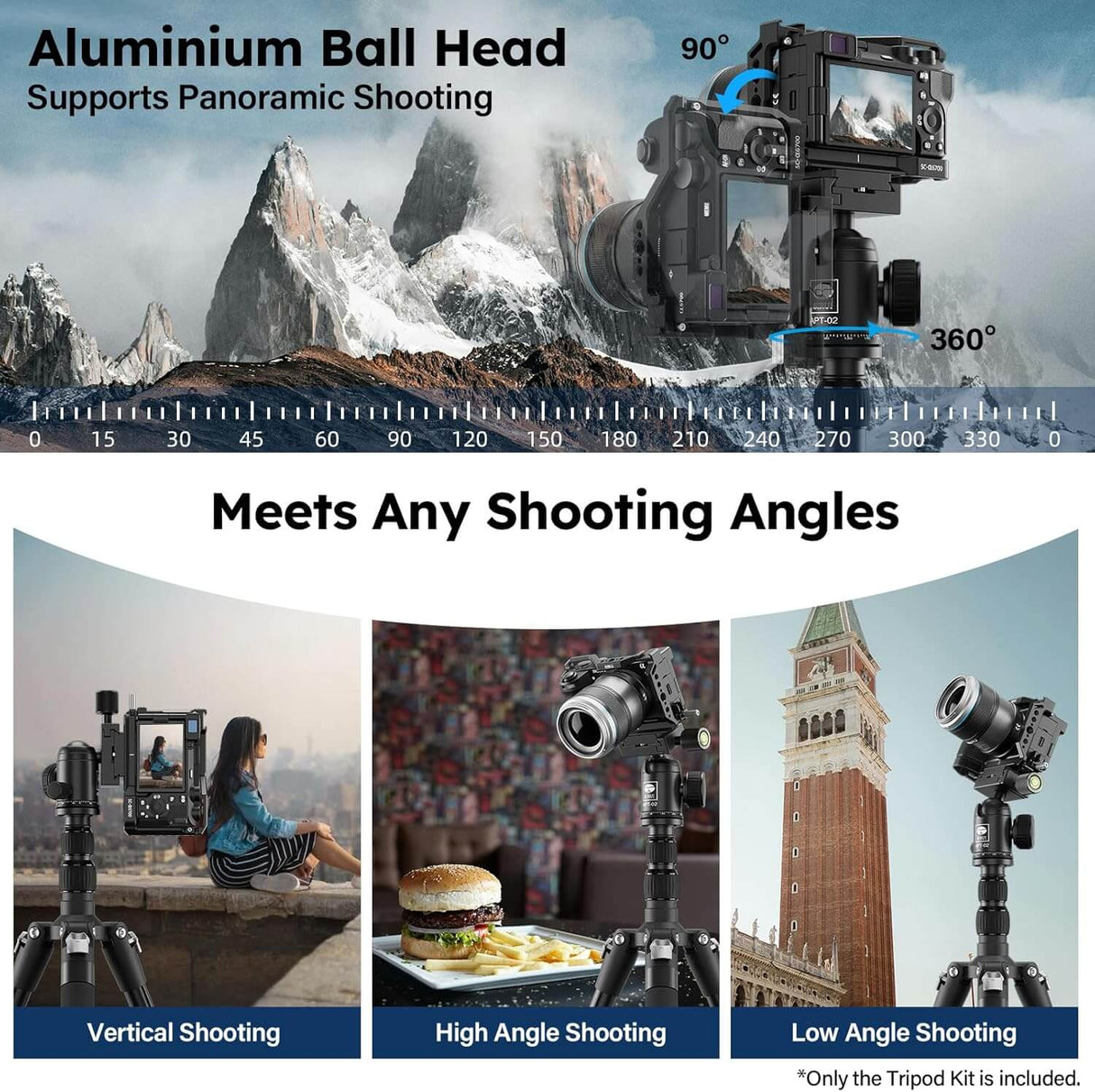 SIRUI Camera Tripod & Monopod Stand APT-02 6