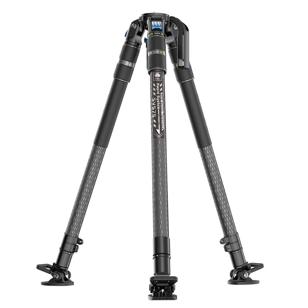 SIRUI SVS75 Rapid System One-Step Height Adjustment Video Tripod 6