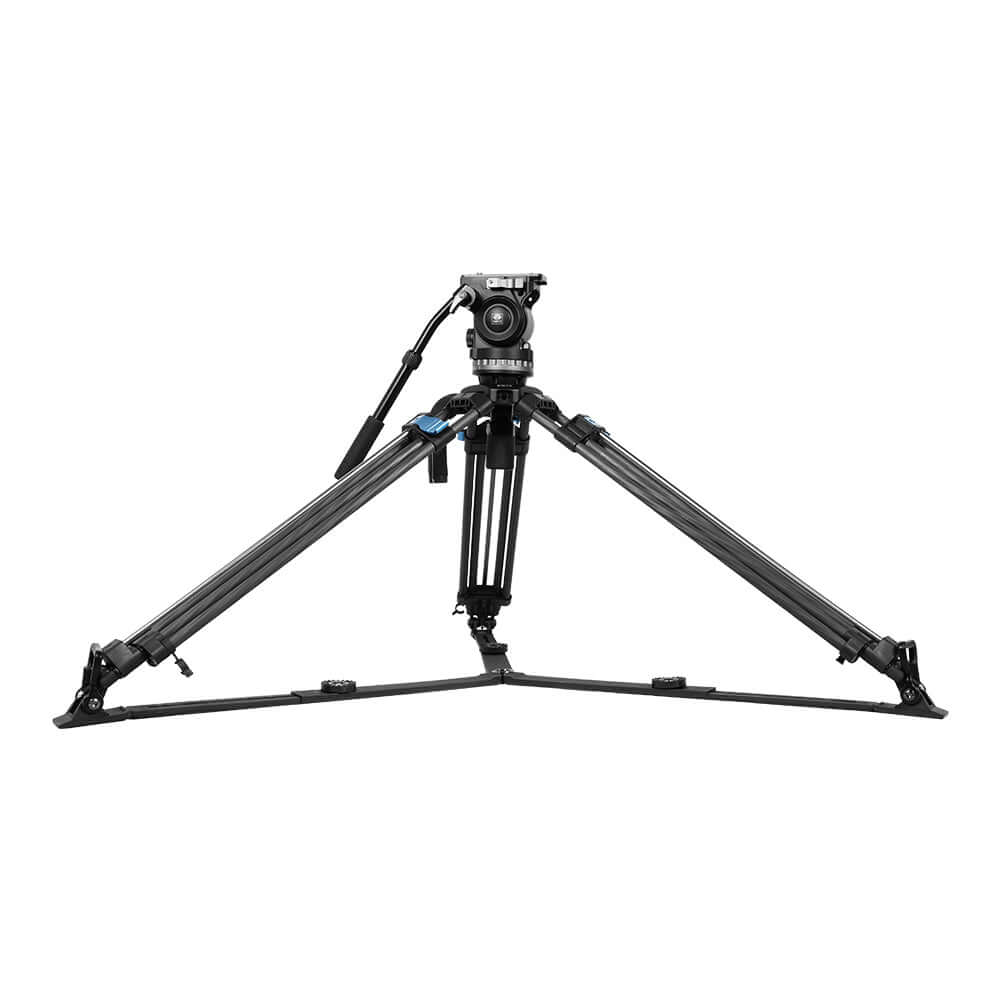 SQ75 Rapid System Heavy Duty Carbon Fiber Video Tripod Kit With VHS-10 Professional Fluid Head 5