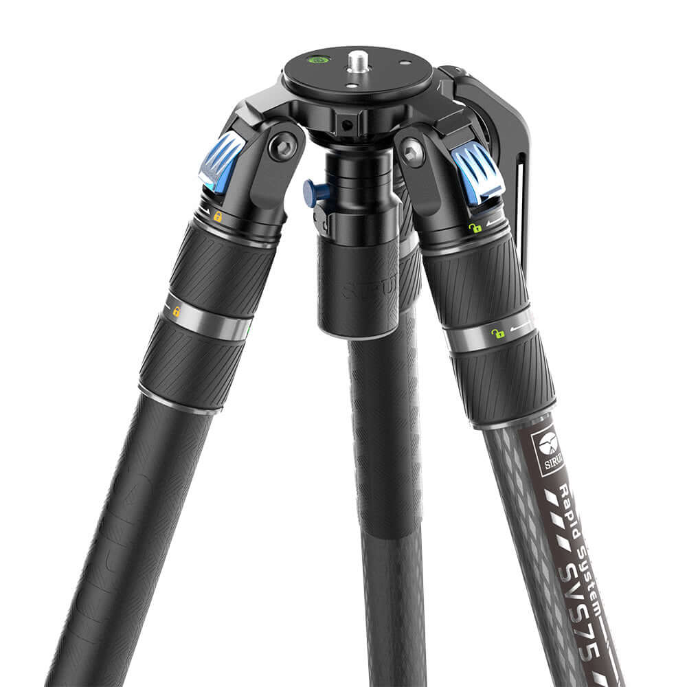 SIRUI SVS75 Rapid System One-Step Height Adjustment Video Tripod 9