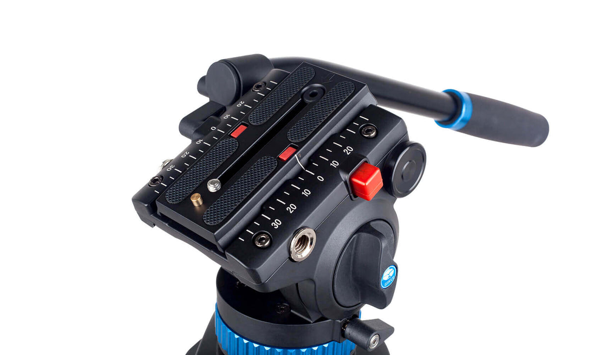 SIRUI AM-15S Aluminum Video Tripod with 360 Degree Fluid Head 6