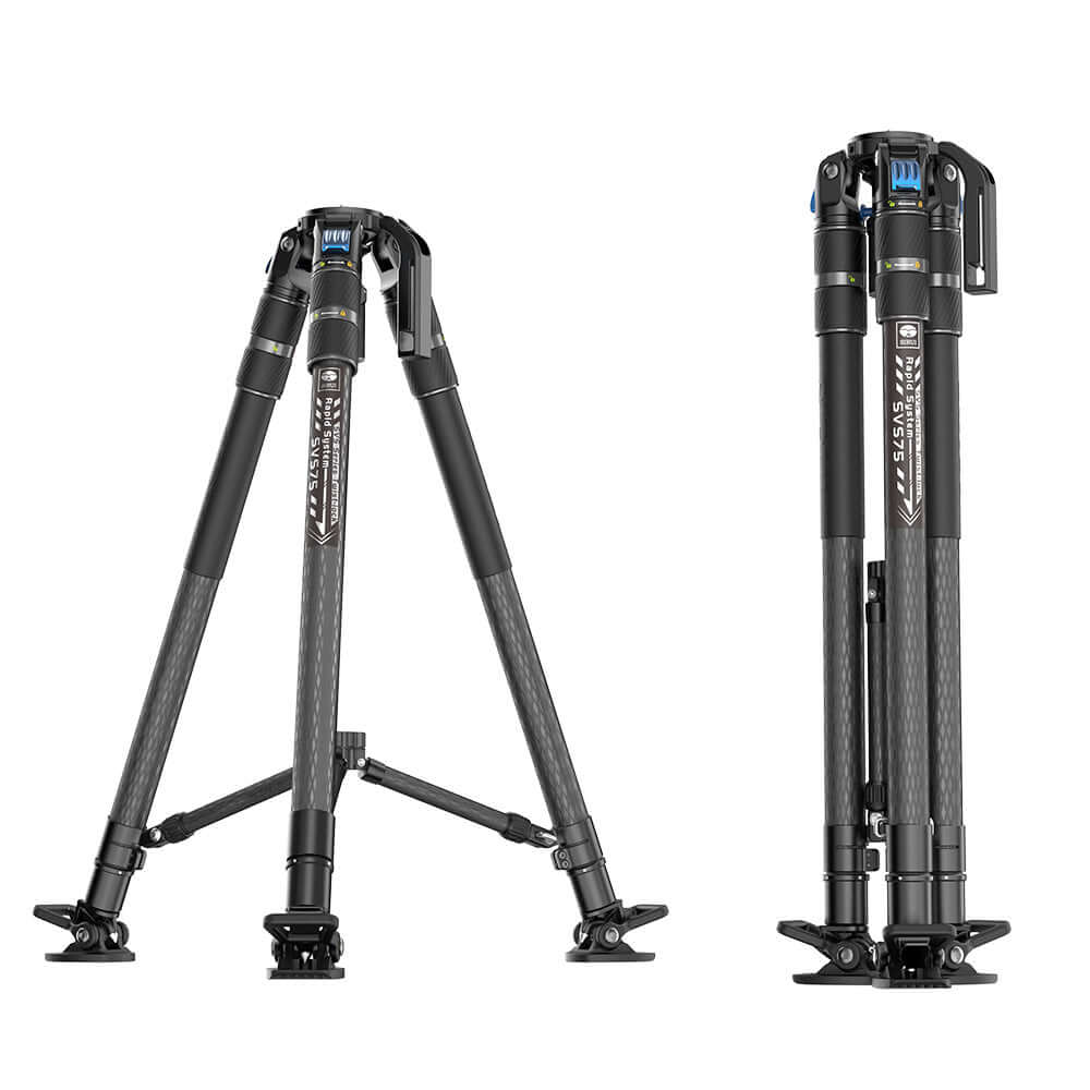 SIRUI SVS75 Rapid System One-Step Height Adjustment Video Tripod 2