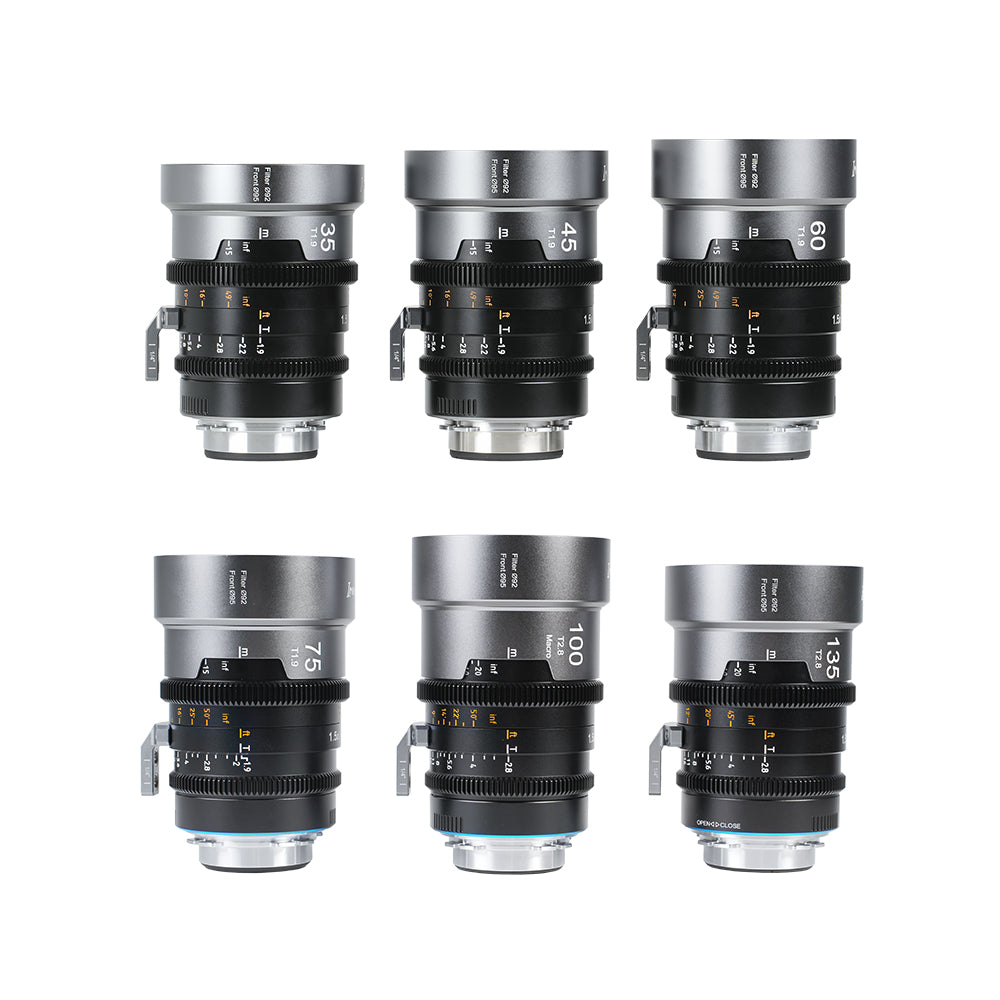 SIRUI 아이언스타 35/45/60mm T1.9 1.5x 풀프레임 아나모픽 시네 렌즈