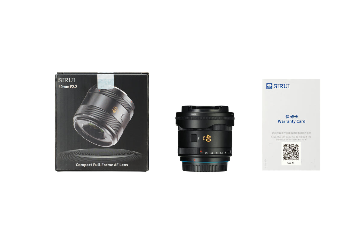 Полнокадровый автофокусный объектив SIRUI Swift Series 20mm F2.4 / 40mm F2.2
