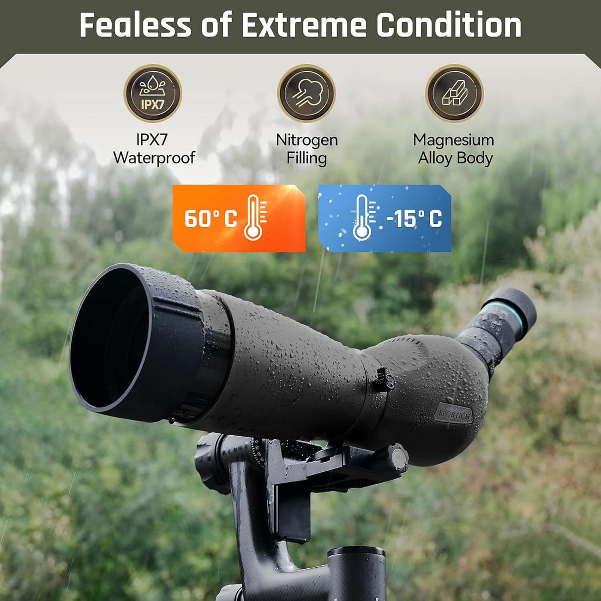 SIRUI Beyond S6080A Spotting Scopes For Hunting & Observation 08