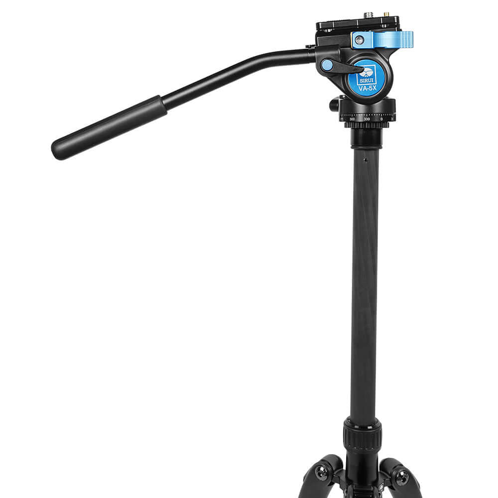 SIRUI T-024SK Carbon Fiber Tripod with VA-5X Compact Fluid Video Head (Only US) 6