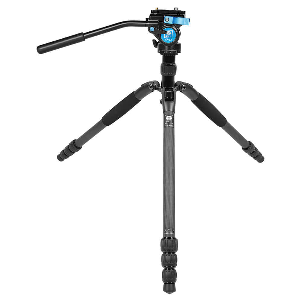 SIRUI T-024SK Carbon Fiber Tripod with VA-5X Compact Fluid Video Head (Only US) 7