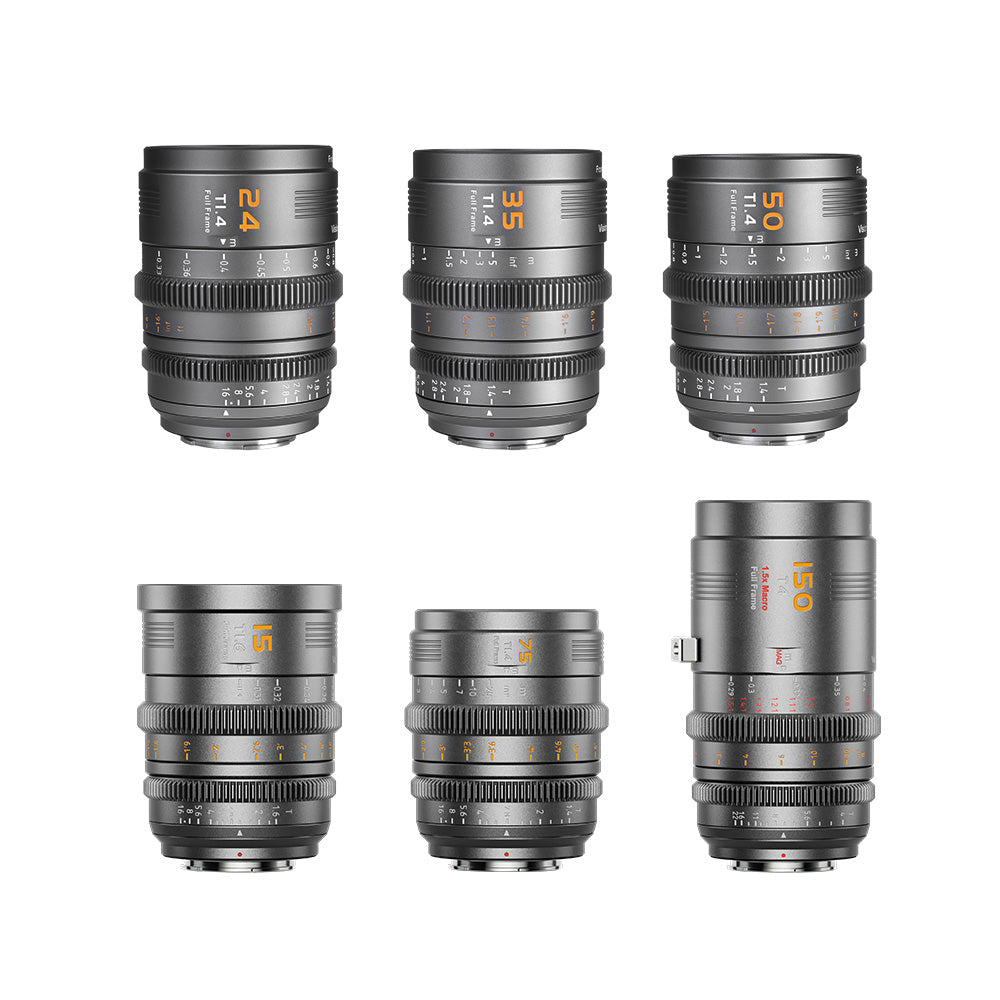 SIRUI Vision Prime 15/75/150mm T1.4 Full-Frame Cine Lens
