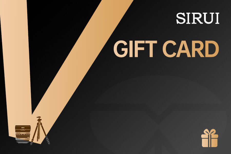 Aubaine : SIRUI Official Store Gift Card chez SIRUI