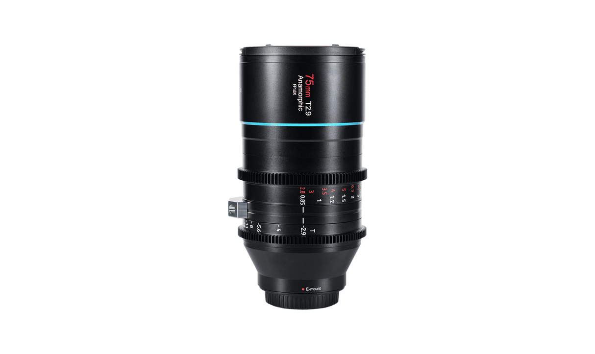 SIRUI Venus 75mm T2.9 1.6x Full-Frame Anamorphic Lens