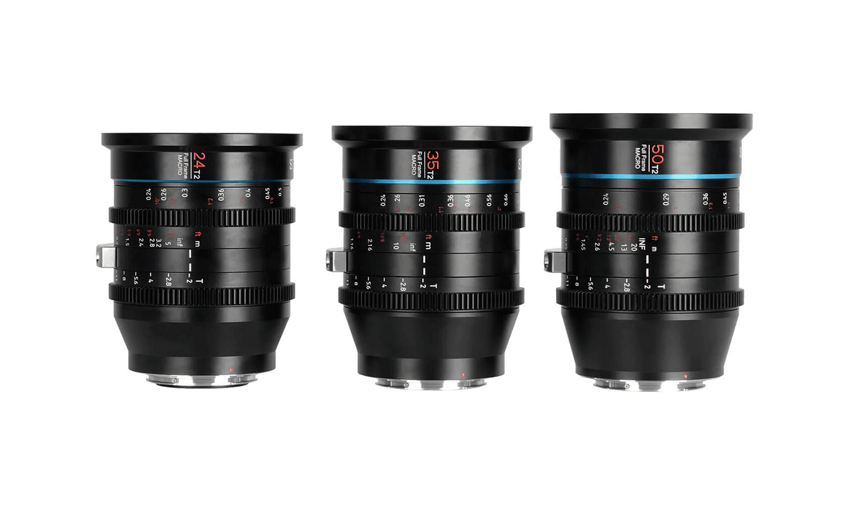 SIRUI Jupiter Full-frame Macro Cine Lenses T2 24mm/35mm/50mm 2