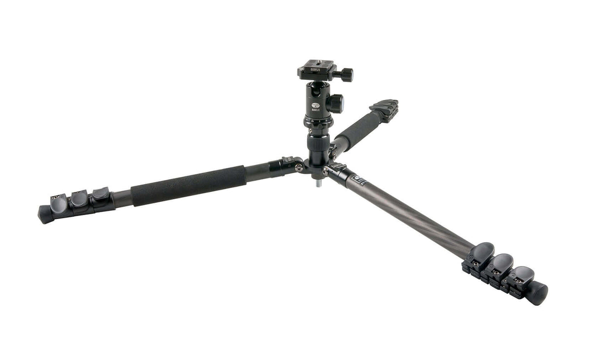 SIRUI ET1204 Carbon Fiber Tripod Kit with E-10 Ball Head 3
