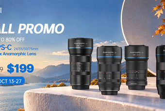 SIRUI Fall Sale Adds Venus 50mm and 1.33X APS-C Anamorphic Lens Deals
