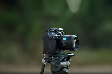 Camera on a tripod, showcasing essential gear for the 10 Photography Tips for Beginners to Instantly Improve Photos.