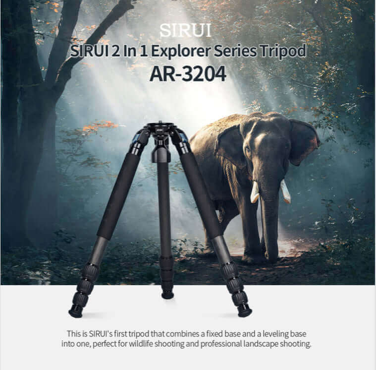 سلسلة SIRUI 2 في 1 إكسبلورر ترايبود خارجي AR-3204！