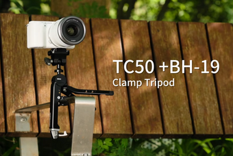 Conoce el SIRUI TC50 + BH-19: trípode de sobremesa, pinza y empuñadura para vlogs en uno solo