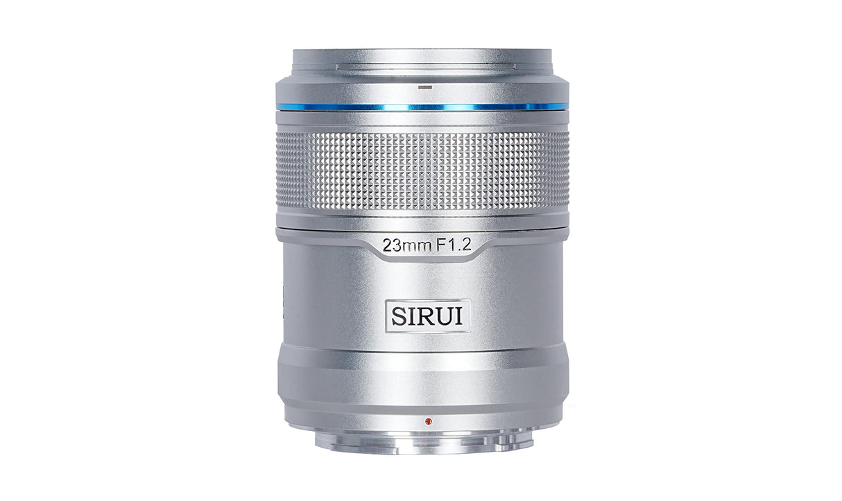 silver f1.2 sirui sniper lens, APS-C AF lens details