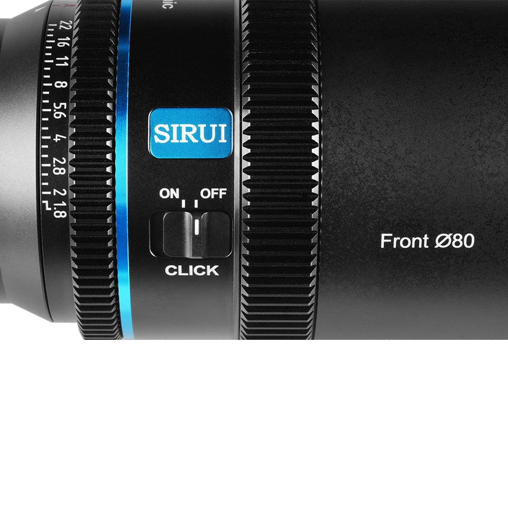 SIRUI 40mm T1.8 1.33X S35フレームオートフォーカスアナモルフィックレンズ