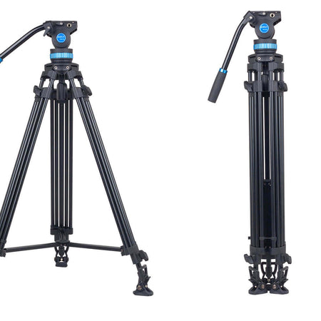 Trépied vidéo en aluminium SIRUI AM-25S avec tête fluide à 360 degrés