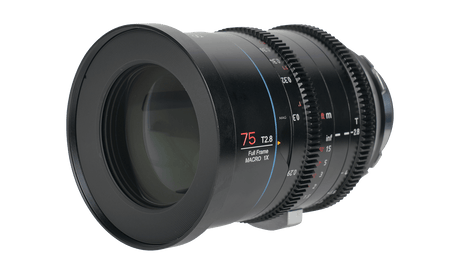 Objectif cinéma macro plein format série Jupiter SIRUI T2.8 75/100 mm 