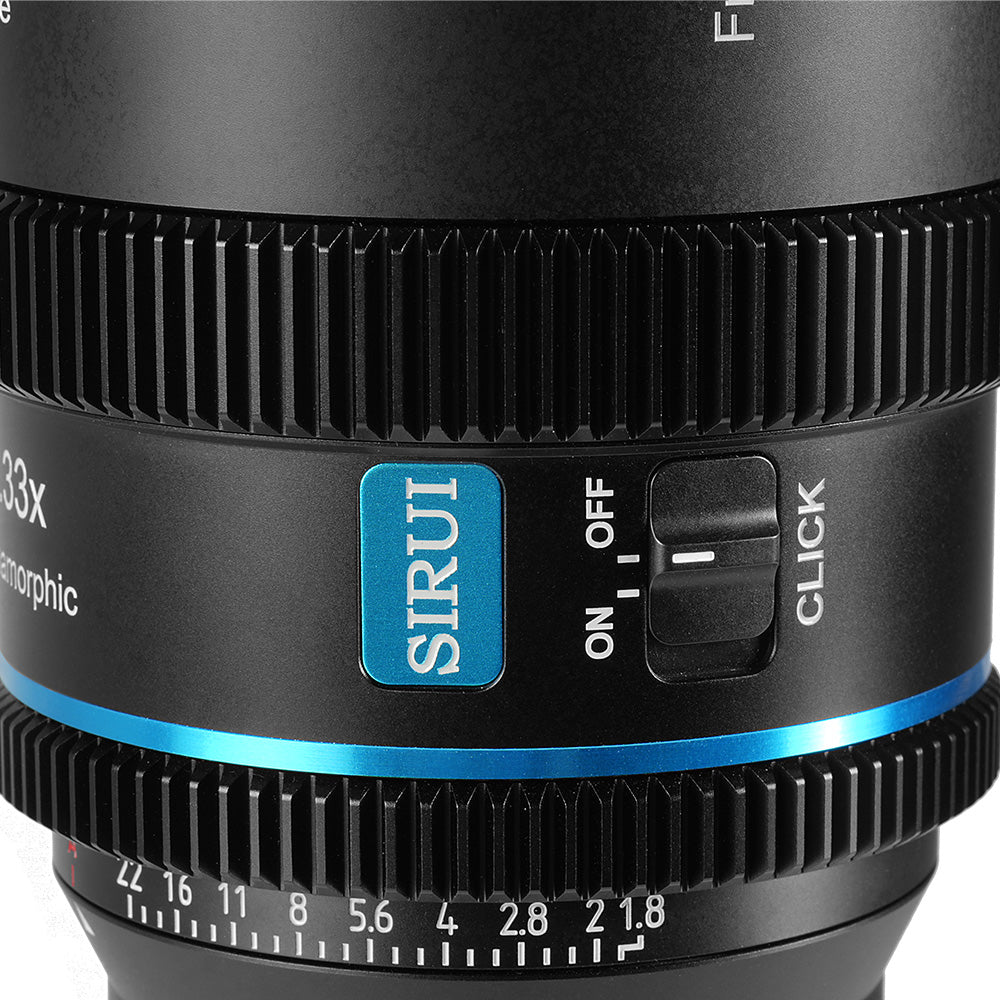 SIRUI 40mm T1.8 1.33X S35 Ramka Autofokusowy Obiektyw Anamorfotyczny