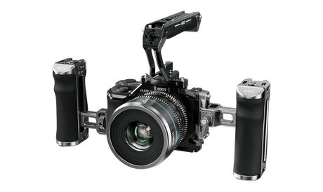 Cage de caméra intégrée SIRUI pour Sony ZV-E10 avec poignée en silicone 