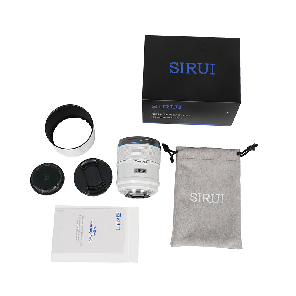 SIRUI Sniper Series 16/75mm F1.2 APS-C Frame Autofocus Lens Set