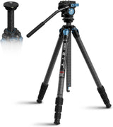 SIRUI AM-124 Carbon Fiber Tripod with AM-5VX Fluid Head