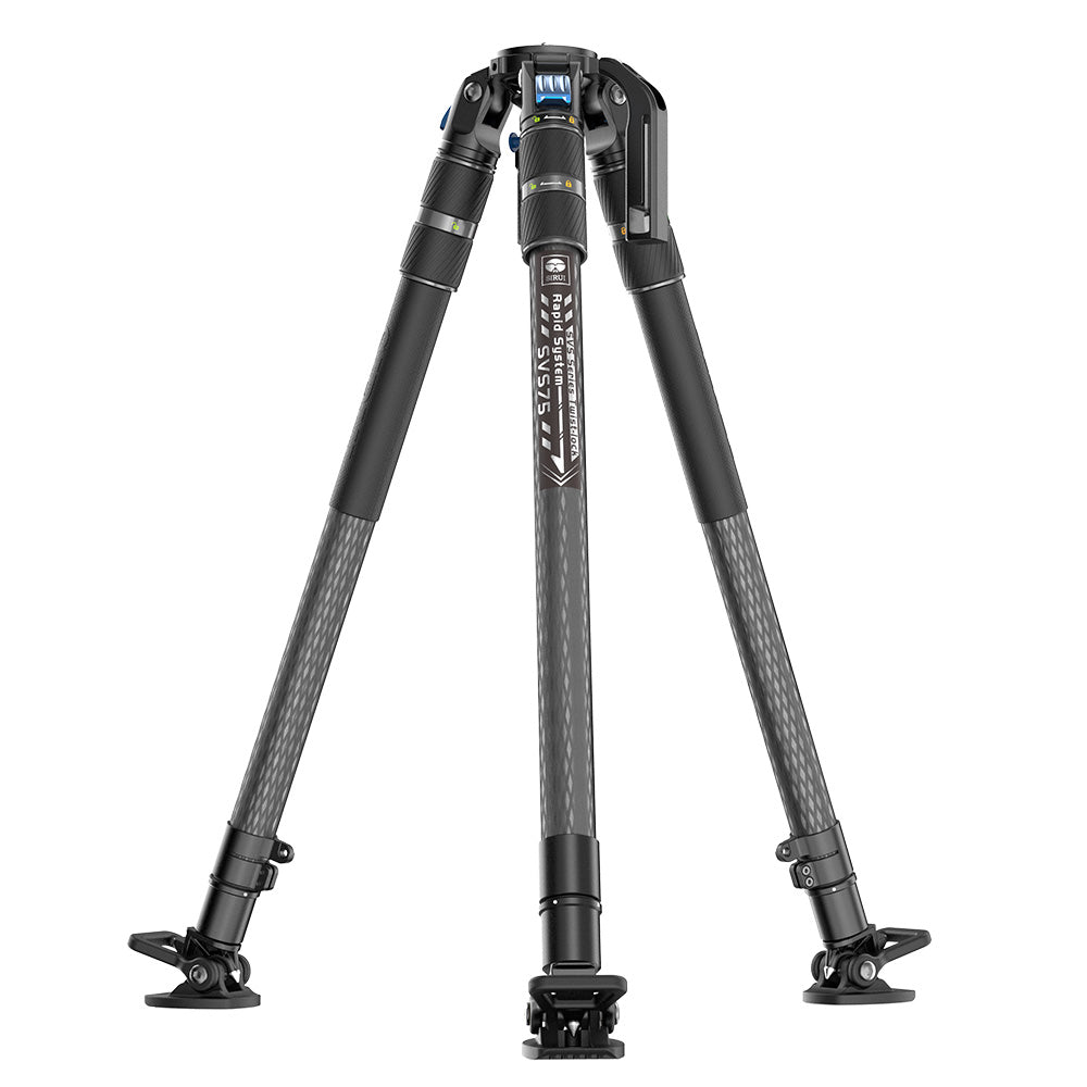 The SVS75 tripod legs have a diameter of 36 mm. In addition, the carbon fiber construction reduces weight while increasing stability. Maximum load capacity of 25 kg, strong and durable.