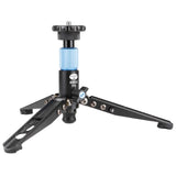 SIRUI P-224SR Multifunction Carbon Monopod with Stand Spider - PSR Series shown with tripod legs extended.