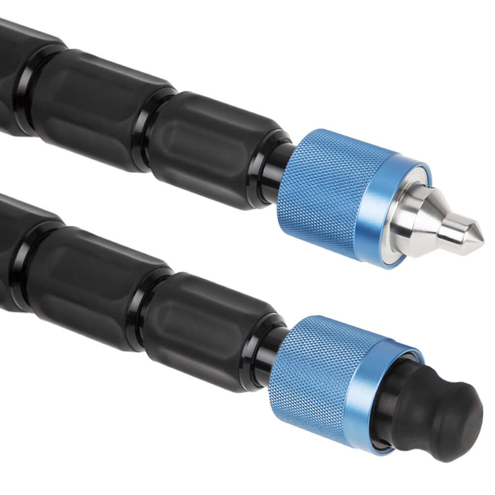 SIRUI P-224SR Multifunction Carbon Monopod with Stand Spider - PSR Series close-up of locking mechanism.