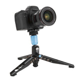 SIRUI P-426SR Multifunction Carbon Monopod with Support Base - PSR Series with camera attached.