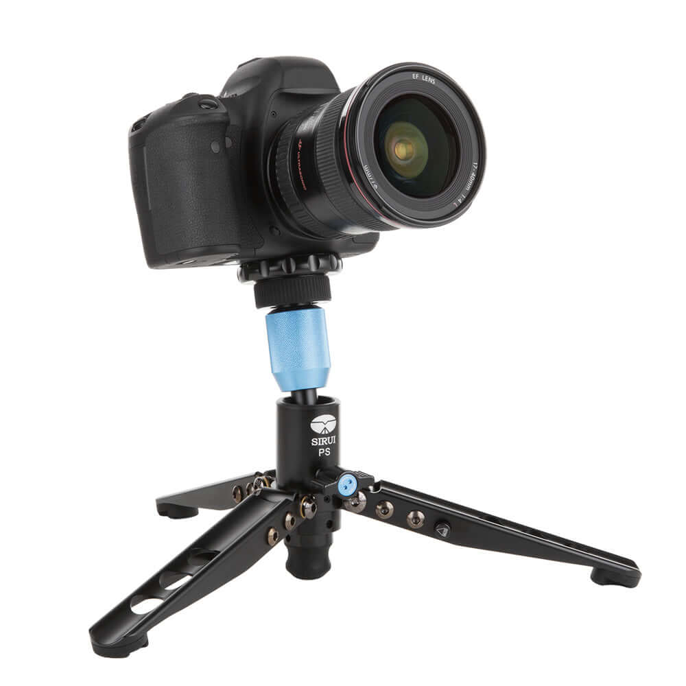 SIRUI P-426SR Multifunction Carbon Monopod with Support Base - PSR Series holding a camera for photography.