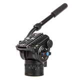 SIRUI P-326SR Multifunction Carbon Monopod with VH-10X Pro Fluid Video Head - PSR Series fluid video head close-up image.