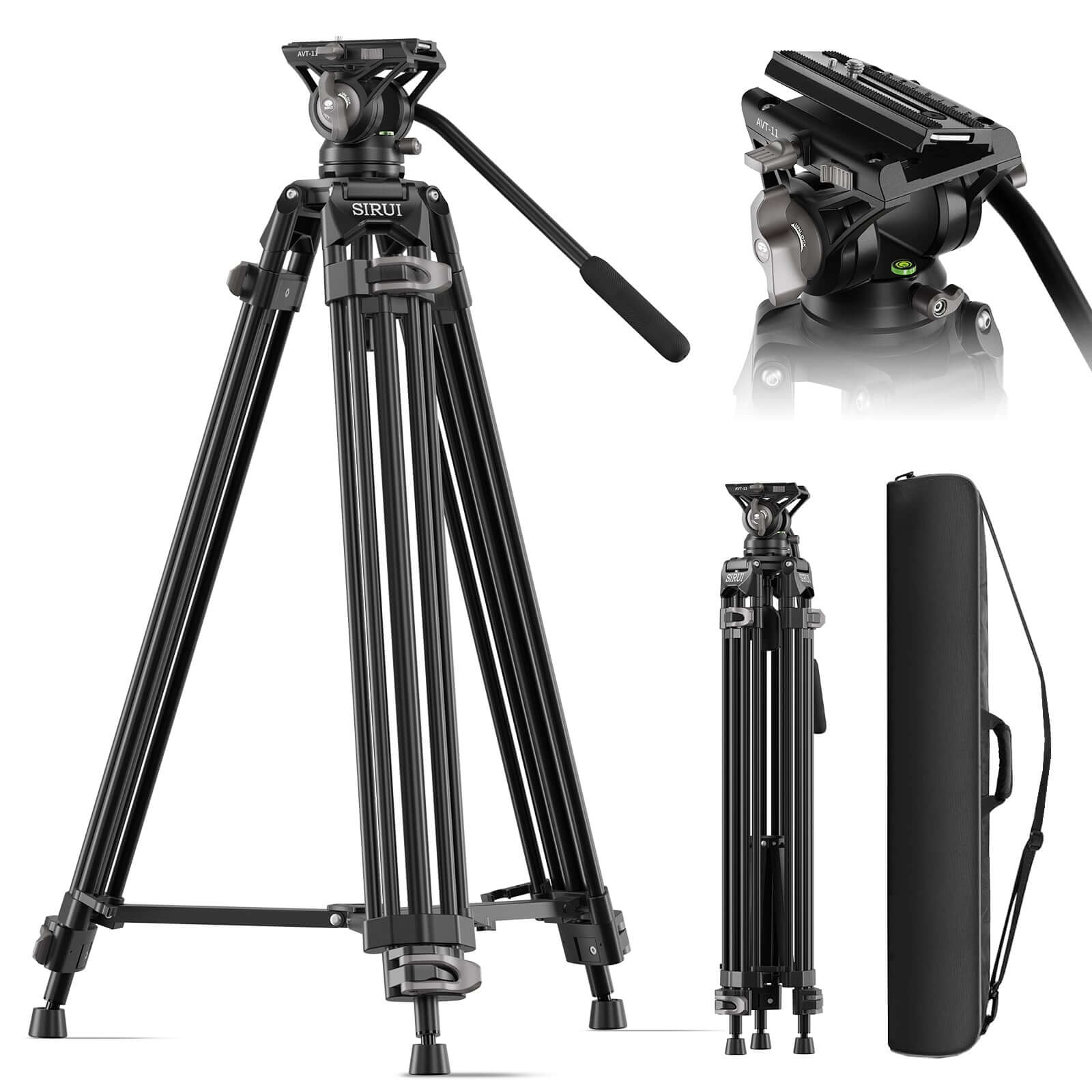 Aubaine : SIRUI Heavy Duty Video Tripod for Camera AVT-11 chez SIRUI