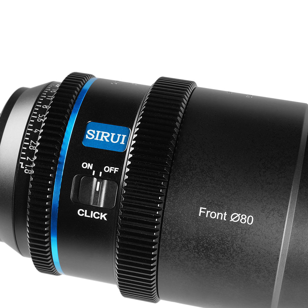 SIRUI 40mm T1.8 1.33X S35 Ramme Autofokus Anamorfisk Linse