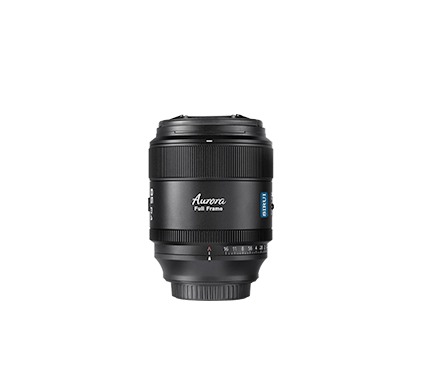 TEST lens from Aurora, designed for full frame cameras, perfect for capturing stunning images.